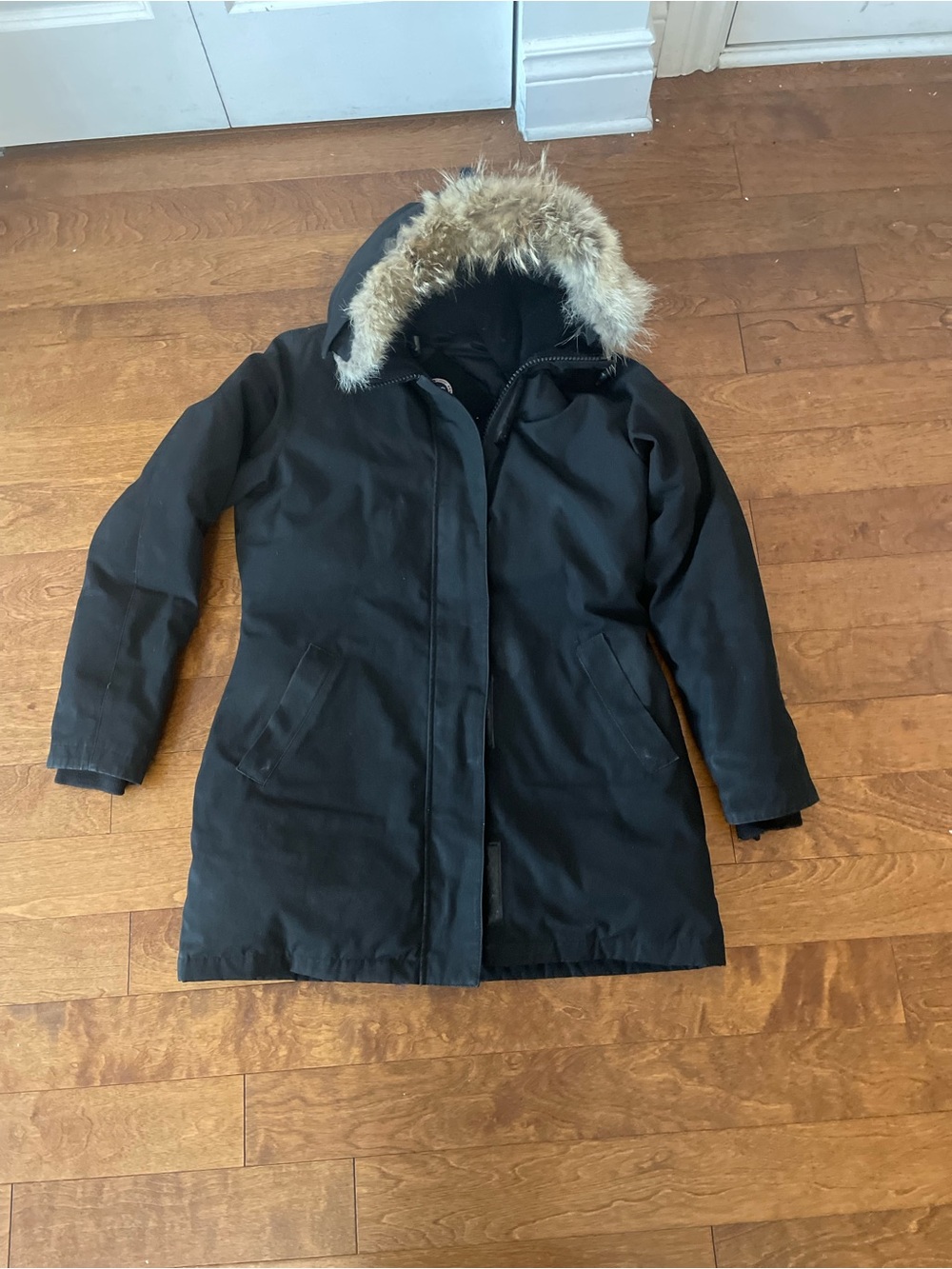 Canada Goose Black Insulated Parka with Down Fill
